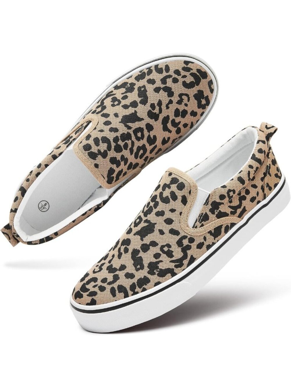 Women's Canvas Slip-On Sneakers | Breathable Non-Slip Loafers for Casual Comfort